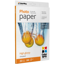 Фотобумага ColorWay PG180-20 A4 (PG180020A4)