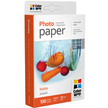 Фотобумага ColorWay 190г/м, 10x15 ПМ190-100 (PM1901004R)