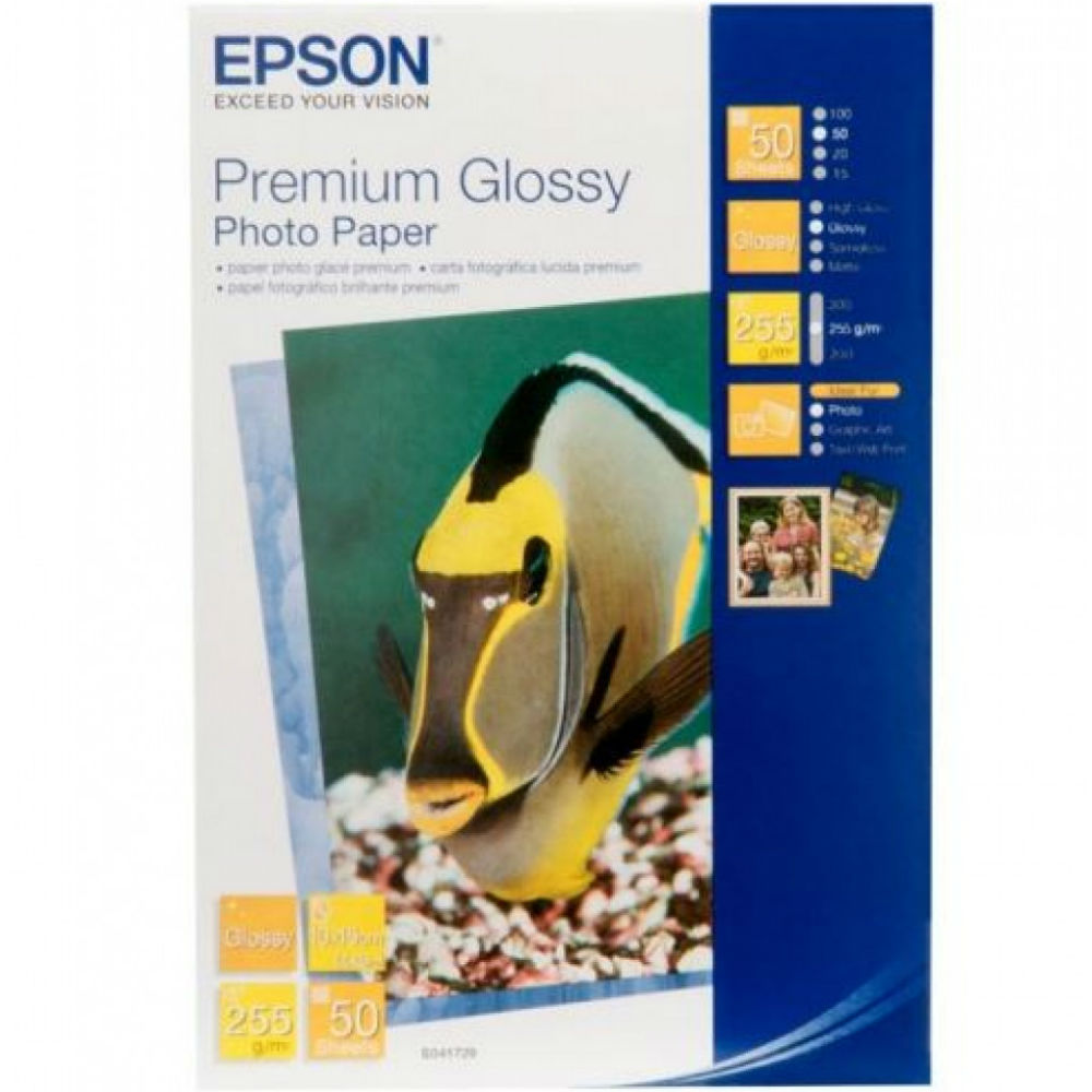 Фотобумага Epson Premium Glossy Photo Paper (C13S041315)