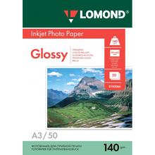 Папір для друку LOMOND глянсова 140g, A3*50 (0102066)