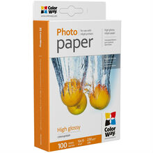 Фотобумага CW глянцевая 230г/м, 10х15 PG230-100 карт.уп.