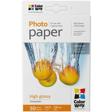 Фотопапір CW глянцевий 230г/м, 10х15 PG230-50 карт.уп.