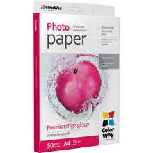 Фотобумага ColorWay PSG255-50 А4 (PSG255050A4)