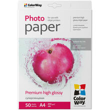 Фотобумага ColorWay PSG255-50 А4 (PSG255050A4)