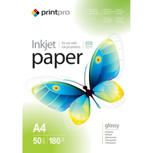 Фотобумага CW PrintPro глянц.180г/м А4 G180-50 (PGE180050A4)