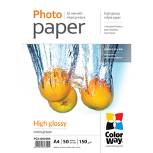 Фотобумага CW PrintPro 150г/м, A4 PG150-50 (PGE150050A4)