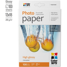 Бумага для печати ColorWay PG200-100 13x18 (PG2001005R)