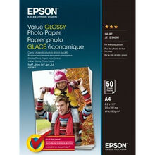 Фотопапір EPSON A4 Value Glossy Photo Paper 50 л (C13S400036)