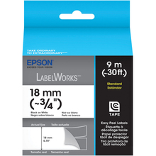 Лента Epson LC-5WBN 18мм/9м Black/White (C53S655006)