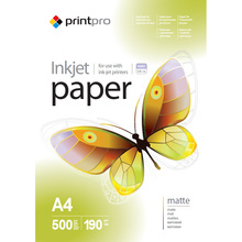 Фотопапір PRINT PRO матова 190г/м, A4 PM190-500 (PME190500A4)