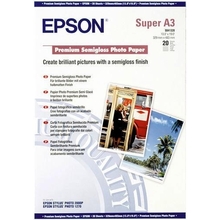 Папір для друку EPSON A3+ Premium Semigloss Paper 20 шт (C13S041328)