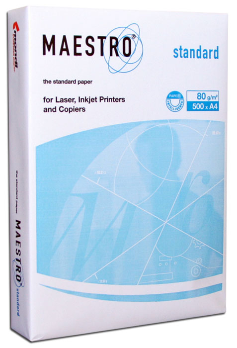 

офисная бумага MAESTRO Standart A4 80g (98%), Standart A4 80g (98%)