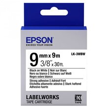 Стрічка EPSON LK3WBW (C53S653007)