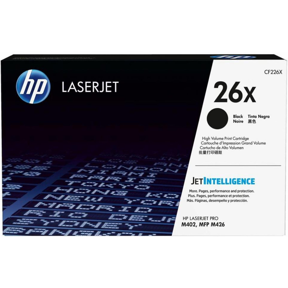 

Картридж HP 26X Black Dual Pack (CF226XD), 26X 2-pack High Yield Black