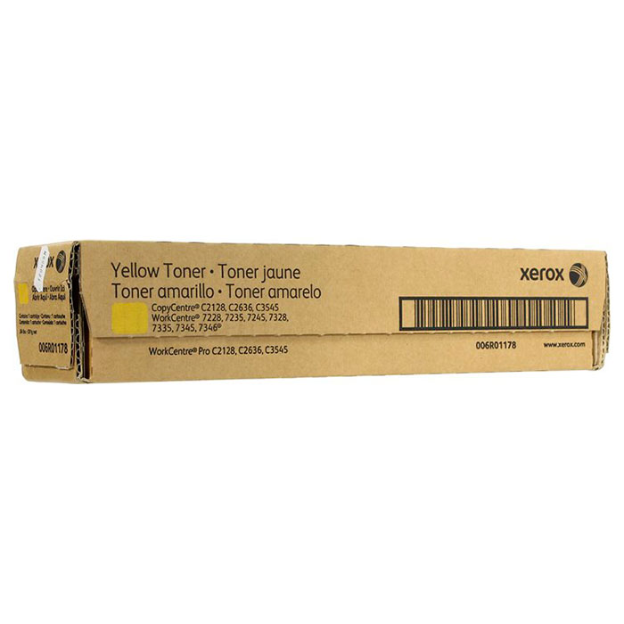 

Картридж XEROX WC7228/35/45/C2128/2626/3545 Yellow (006R01178), WC7228/35/45/C2128/2626/3545 Yellow