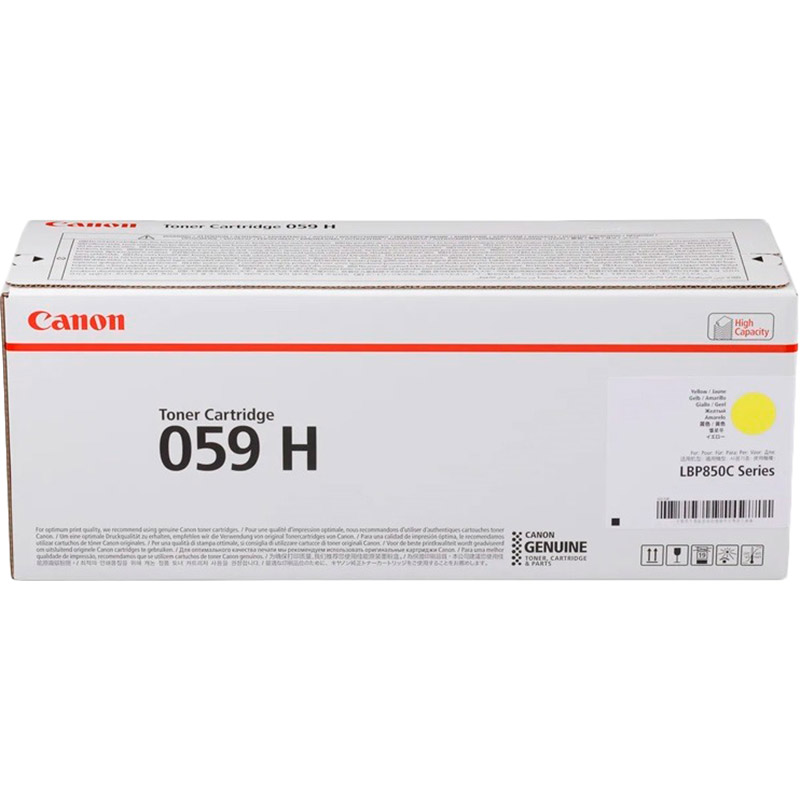 

Картридж CANON CRG059HY Yellow (3624C001AA), CRG059HY