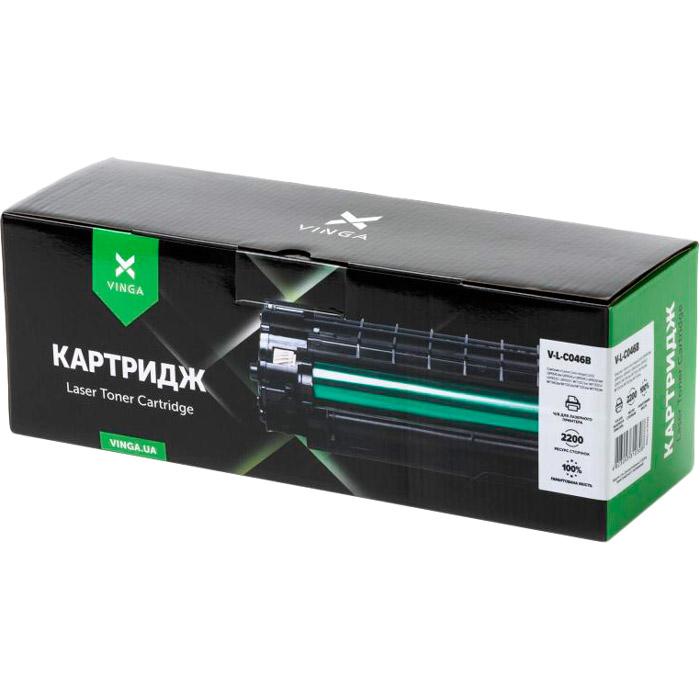 Картридж Vinga CANON 046 Black (V-L-C046B) Тип сумісний