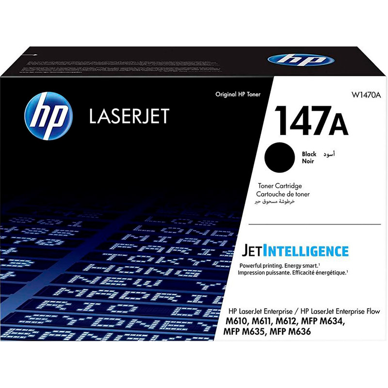 Картридж HP 147A LaserJet MFP 611/612/635/636 Black (W1470A)