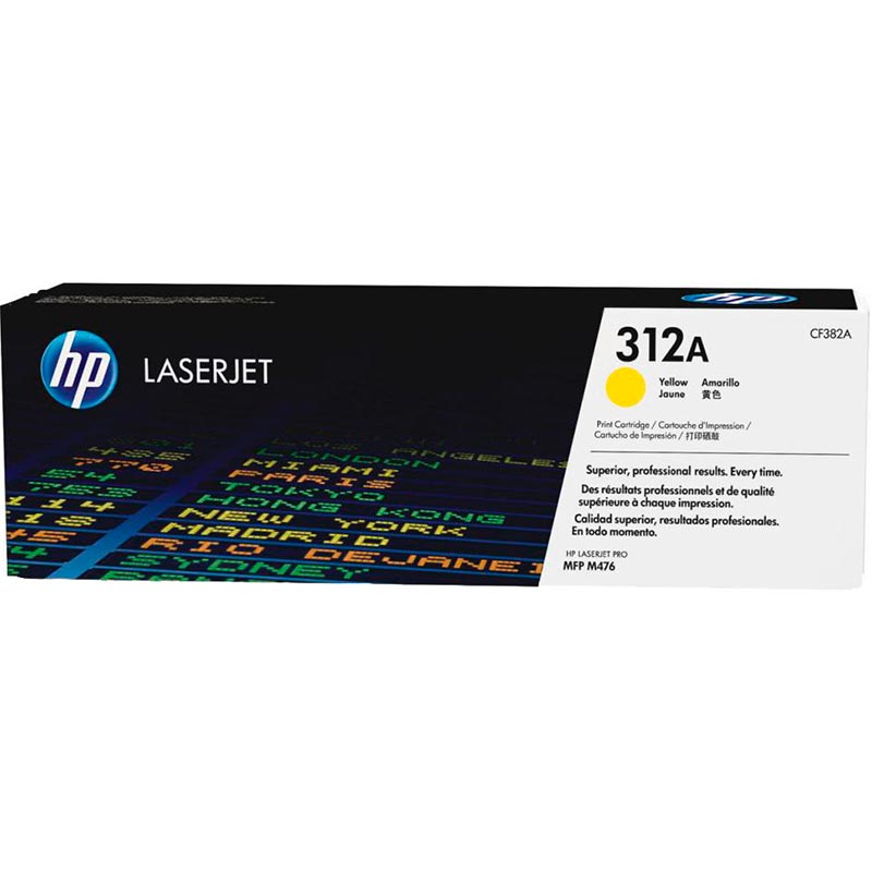 Картридж HP 312A LJ Pro M476dn/M476dw/M476nw Yellow (CF382A)