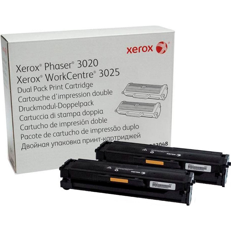 Картридж Xerox Phaser 3020/WC3025 Dual Pack Black (106R03048)