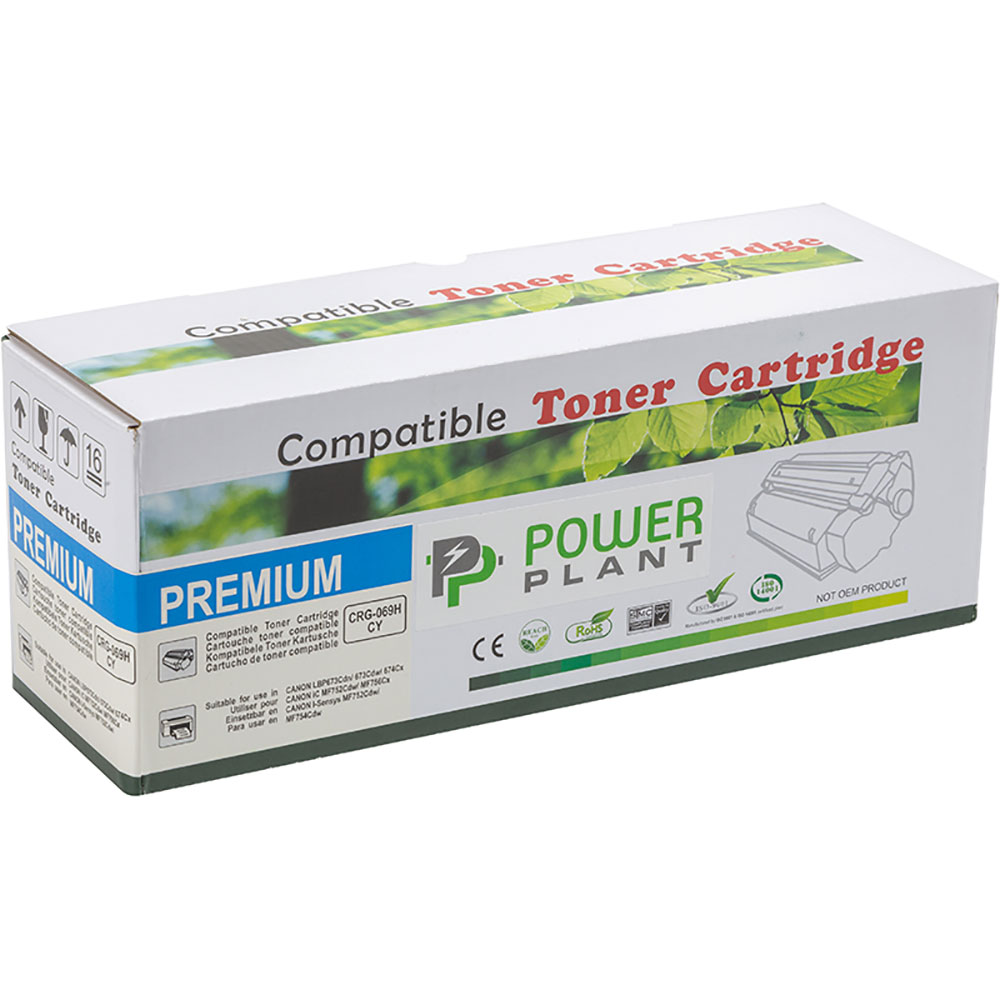 Картридж POWERPLANT Canon LBP673Cdn (CRG-069H) Cyan (PP-CRG-069HC) Для бренда Canon