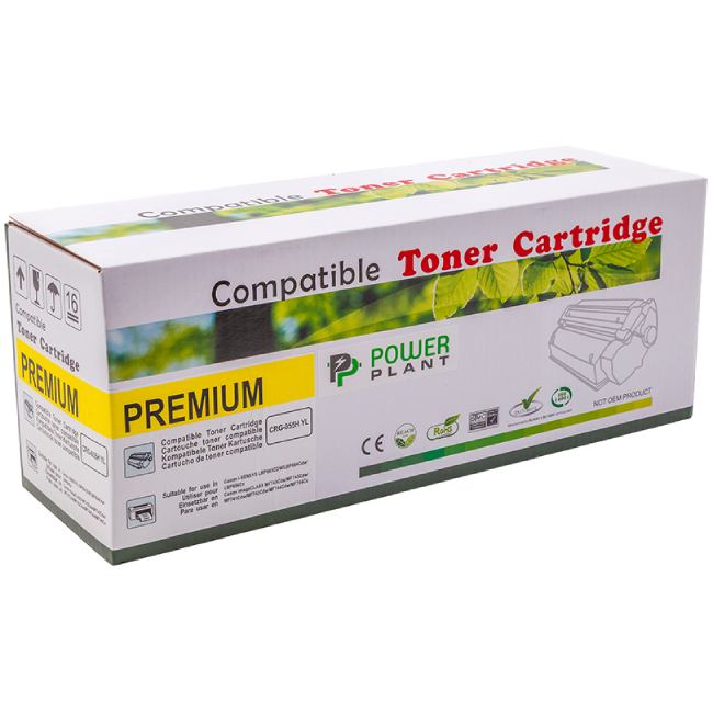 Картридж POWERPLANT для Canon Color imageCLASS MF741cdw CRG-055H с чипом Yellow (PP-CRG-055HY) Цвет yellow (желтый)