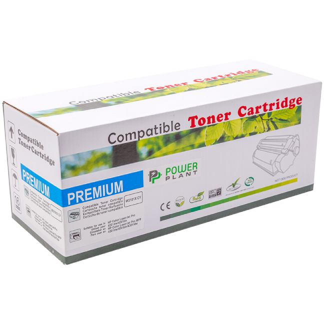 Картридж POWERPLANT для HP Color LaserJet Pro MFP 4301dw W2101X із чіпом Cyan (PP-W2101XCY) Колір cyan (блакитний)
