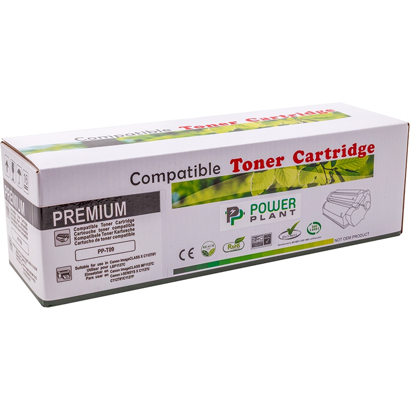 Картридж POWERPLANT Canon I-SENSYS X C1127 (T09) с чипом Black (PP-T09) Цвет black (черный)