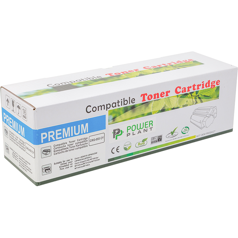 Картридж POWERPLANT для Canon MF742/744/746 LBP663/664 с чипом Cyan (PP-CRG-055CY) Цвет cyan (голубой)
