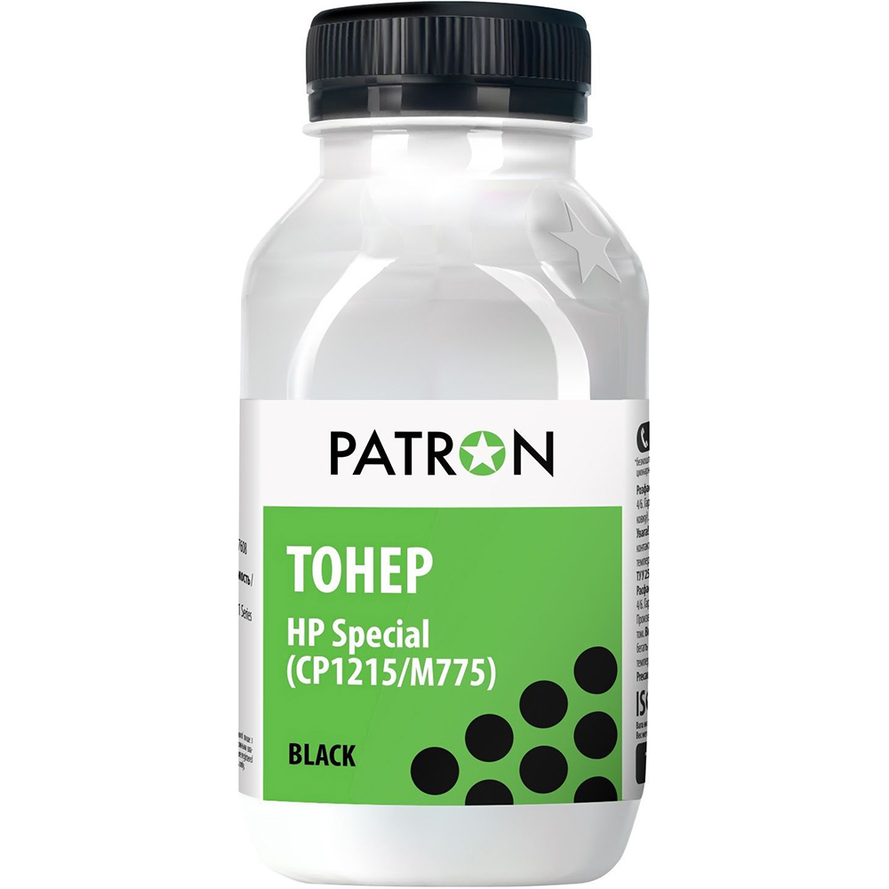 Тонер PATRON HP CLJ CP1025/1215 M252/452/552 Special 80 г Black (PN-HCS-P-B-080)