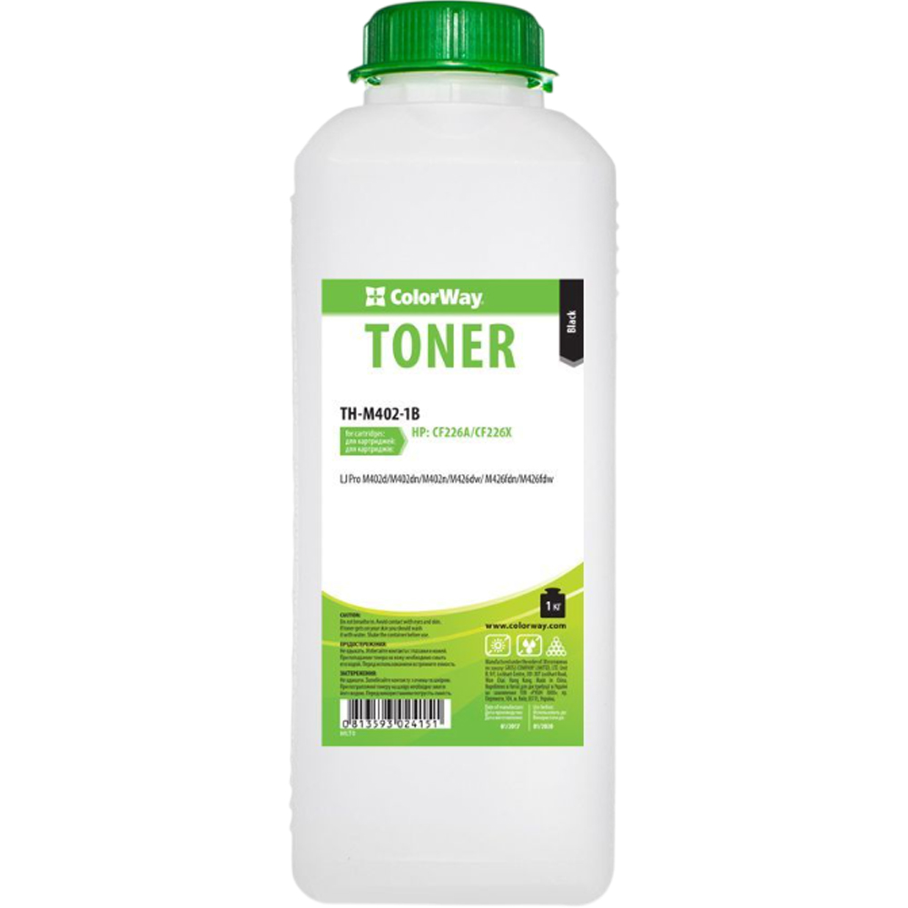 Тонер COLORWAY HP LaserJet M402/M426 1 кг Black (TH-M402-1B)