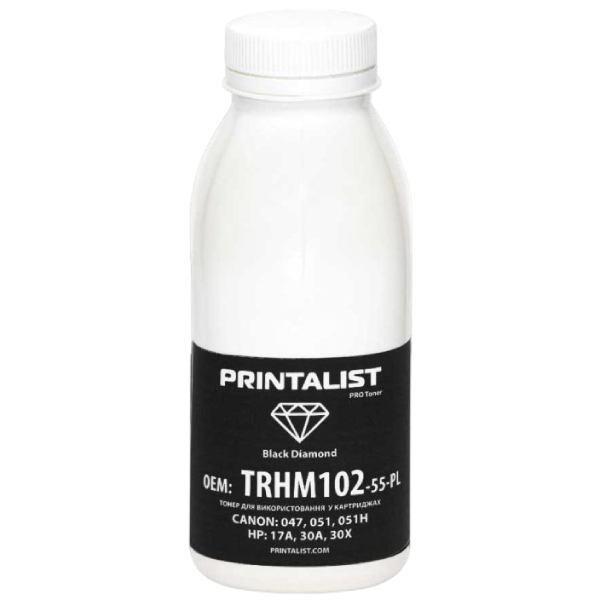 Тонер PRINTALIST для HP LJ Pro M102A/102W/130A 55 г Black (TRHM102-55-PL)