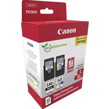 Набір картриджів + фотопапір CANON PG540 Multipack PG-540L/CL541XL Black, Color + Glossy Photo Paper (5224B012)