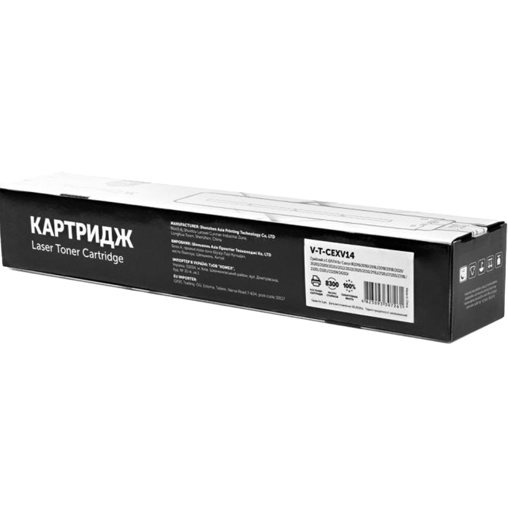 Картридж VINGA для CANON C-EXV14 Black (V-T-CEXV14)