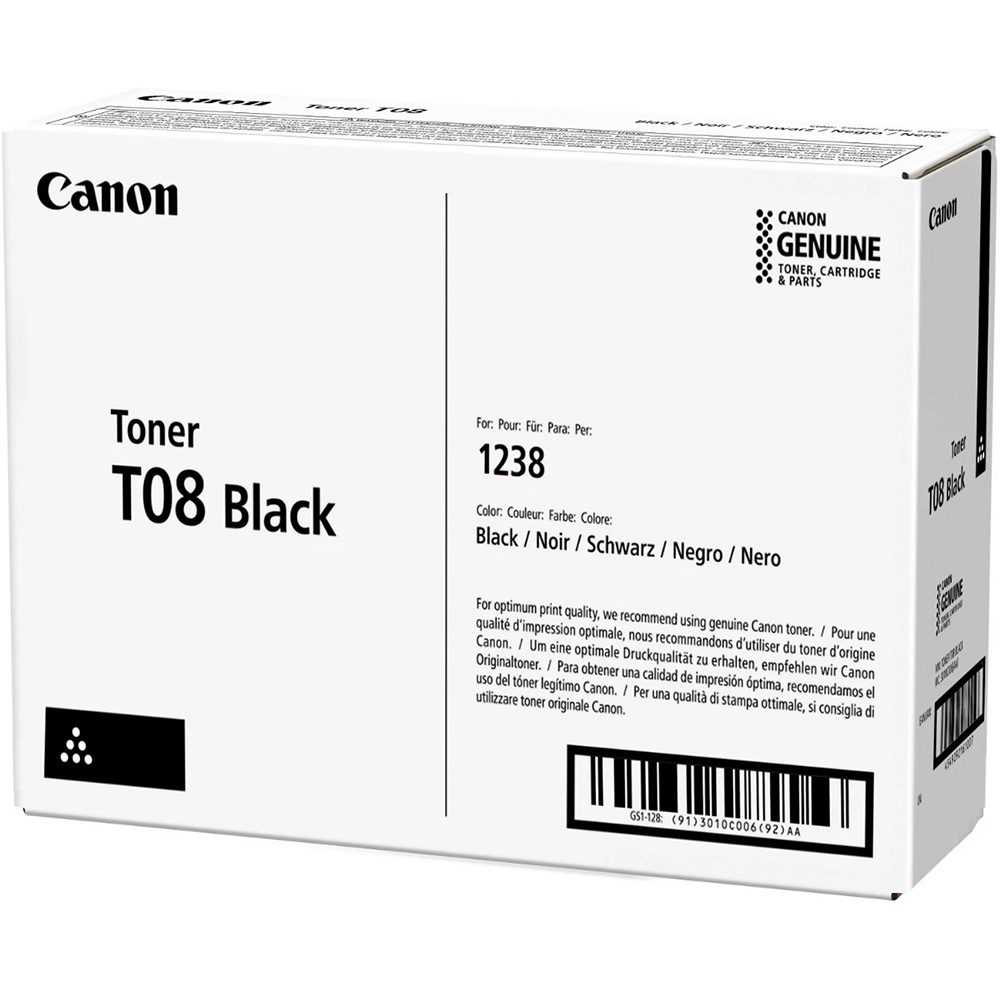 Тонер-картридж CANON Toner 08 Black (3010C006) Для бренда Canon