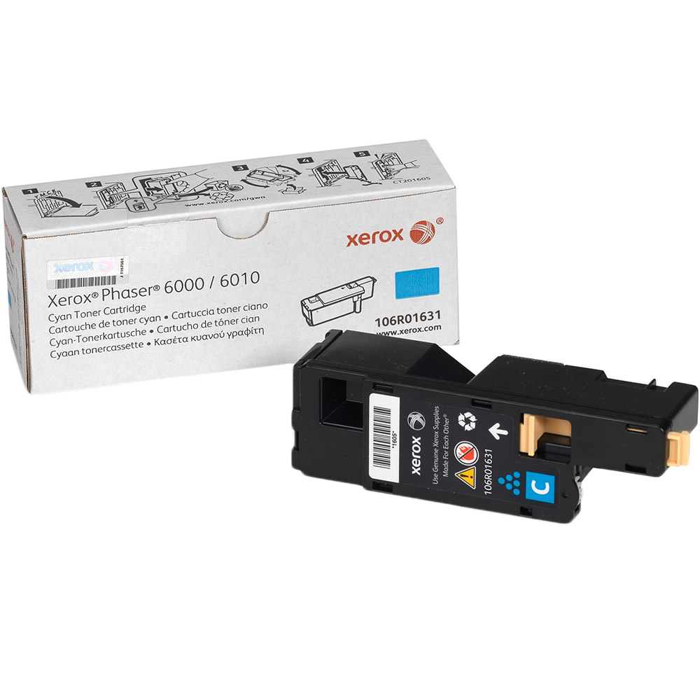 

Картридж XEROX Phaser 6000/6010N cyan (106R01631), Phaser 6000/6010N cyan (106R01631)
