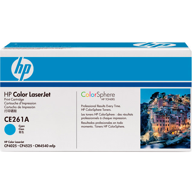 

Тонер-картридж HP CE261A Cyan, CE261A Cyan