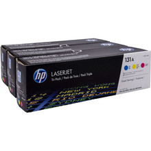 Набор картриджей HP 131A 3 х 5400 стр Cyan/Magenta/Yellow (U0SL1AM)