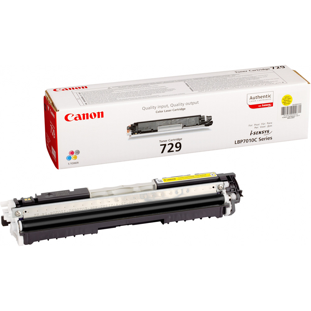 

Картридж CANON 729Y (4367B002), cartr 729 Yellow ВК