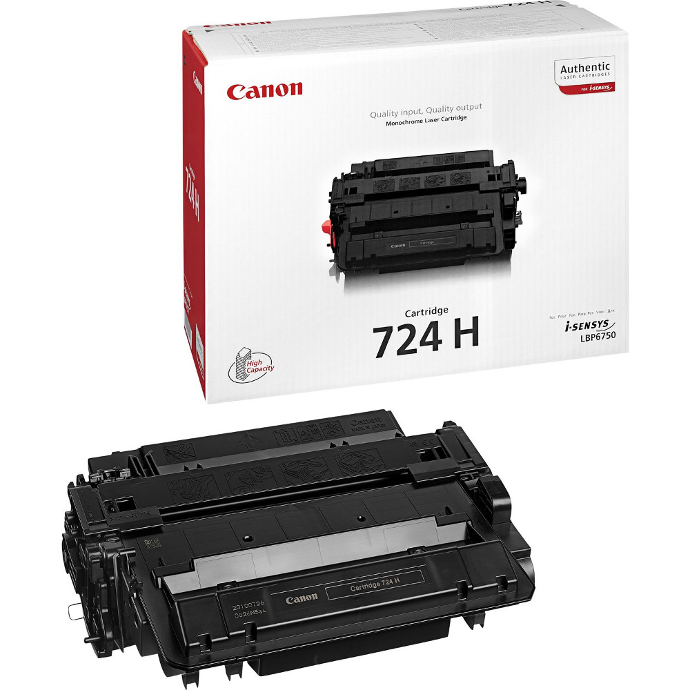 

Картридж CANON cartr 724H for LBP6750dn, cartr 724H for LBP6750dn