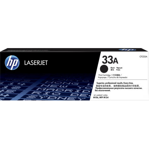 

Картридж HP 33A Black (CF233A), 33A LJ Ultra M106/M134 Black (2300 стр)