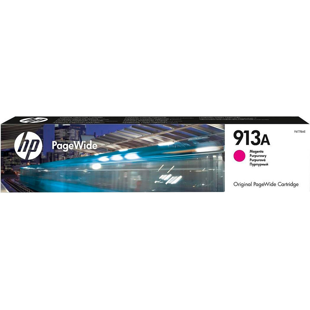 

Картридж HP No.913A Magenta (F6T78AE), No.913A PageWide 352/377/452/477 Magenta