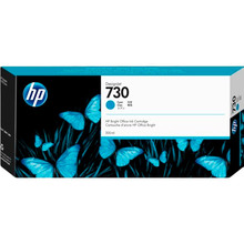 Картридж HP 730 Cyan 300ml (P2V68A)