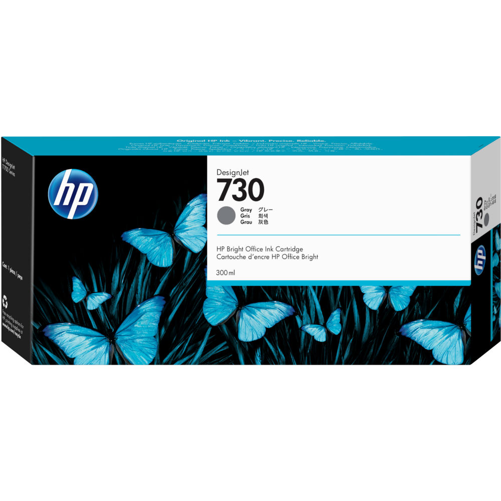 

Картридж HP No.730 DesignJet T1600/T1700/T2600 Gray (P2V72A), No.730 DesignJet T1600/T1700/T2600 Gray 300ml