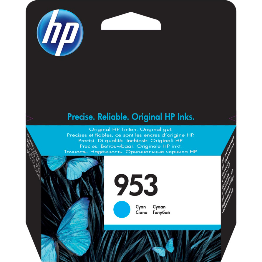 Картридж HP No.953 Officejet Pro 8210/8710/8720/8725/8730 Cyan (F6U12AE)