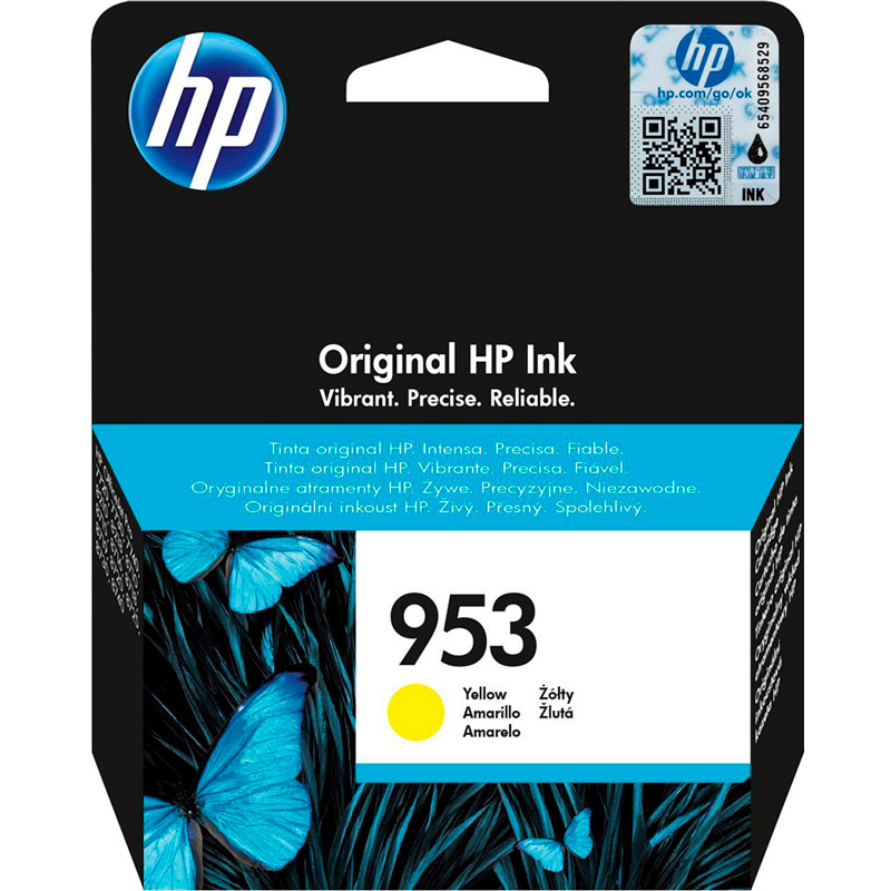 

Картридж HP No.953 Officejet Pro 8210/8710 Yellow 700 стр (F6U14AE), No.953 Officejet Pro 8210/8710 Yellow