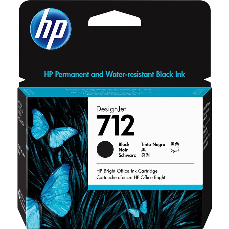 Картридж HP No.712 DesignJet Т230/Т630 Black 80 мл (3ED71A)