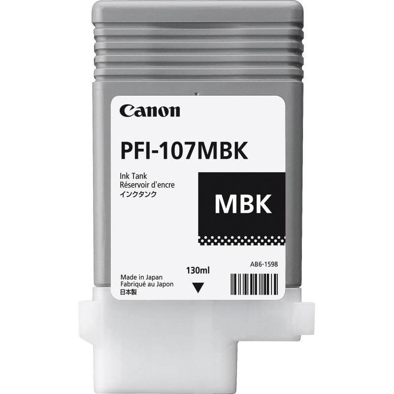 Картридж CANON PFI-107MBK 130 мл Matte Black (6704B001)