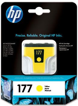 

Картридж HP 177 Yellow (C8773HE), C8773HE No.177 PS3213/3313/8253, 6ml
