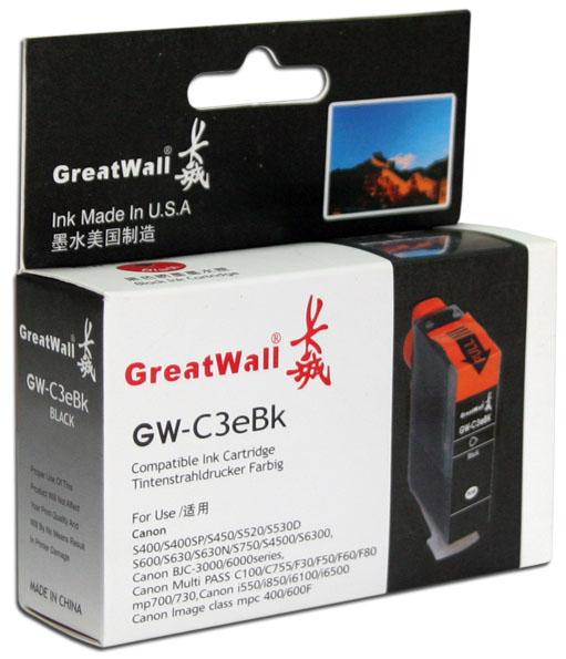 Картридж неор. GREATWALL GW-3BK/3EBK Canon BCI-3 Black